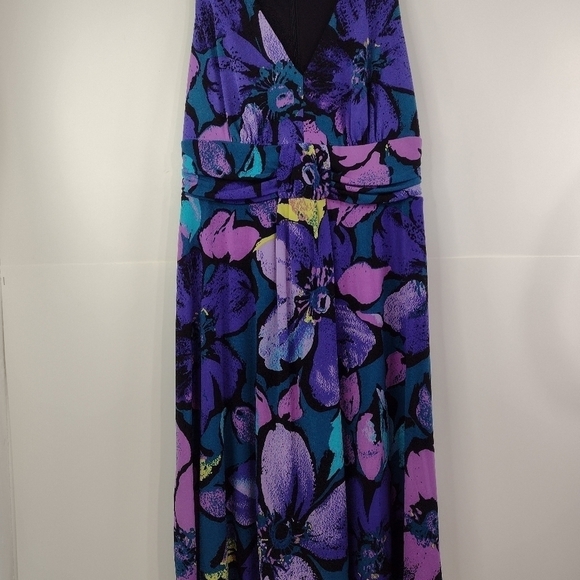 AGB women's strapless floral print dress size (M) - Picture 6 of 16